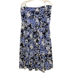🔵BOGO FREE🔵Newsworthy Floral Full Skirt Sz XL